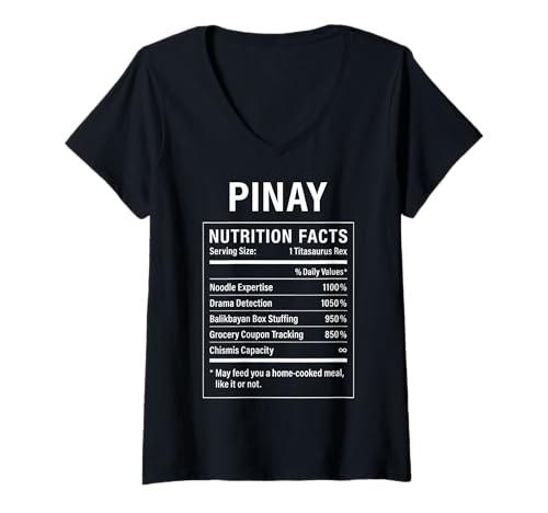 Damen Pinay Filipina Girl Proud Philippine Roots Damen T-Shirt mit V-Ausschnitt Damen Pinay Filipina Girl Proud Philippine Roots Damen T-Shirt mit V-Ausschnitt von Filipina Pinay Culture Gifts