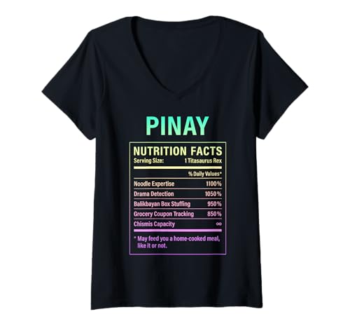 Damen Pinay Filipina Girl Proud Philippine Roots Damen T-Shirt mit V-Ausschnitt Damen Pinay Filipina Girl Proud Philippine Roots Damen T-Shirt mit V-Ausschnitt von Filipina Pinay Culture Gifts