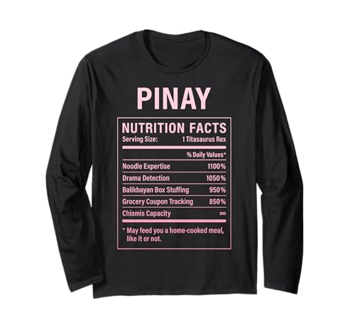 Pinay Filipina Girl Proud Philippine Roots Damen Langarmshirt Pinay Filipina Girl Proud Philippine Roots Damen Langarmshirt von Filipina Pinay Culture Gifts