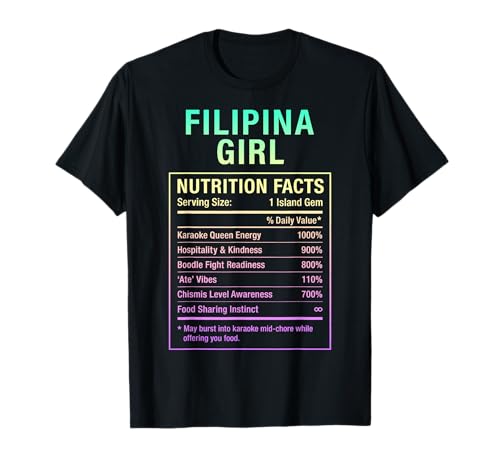 Philippinisches Mädchen Stolze Frauen mit philippinischen Wurzeln T-Shirt von Filipina Pinay Heritage Gifts