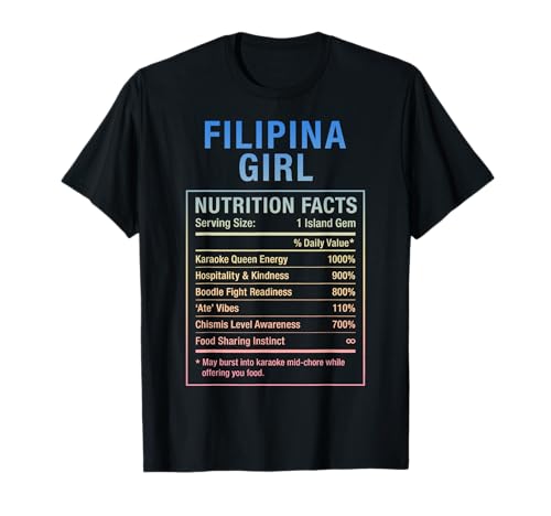 Philippinisches Mädchen Stolze Frauen mit philippinischen Wurzeln T-Shirt von Filipina Pinay Heritage Gifts