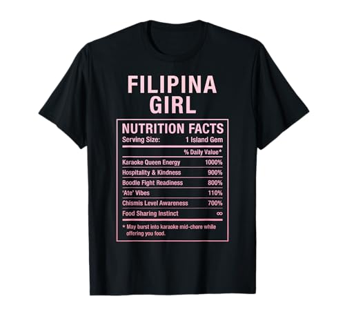 Philippinisches Mädchen Stolze Frauen mit philippinischen Wurzeln T-Shirt von Filipina Pinay Heritage Gifts
