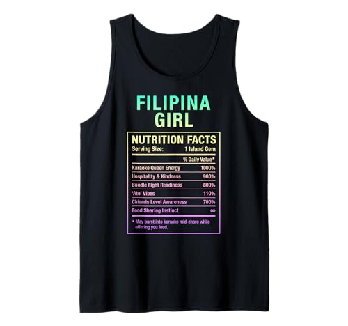 Philippinisches Mädchen Stolze Frauen mit philippinischen Wurzeln Tank Top von Filipina Pinay Heritage Gifts