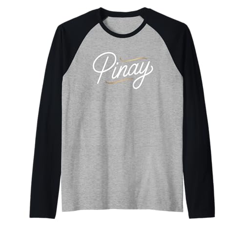 Pinay Pride Script Filipina Heritage Identity Pun Damen Herren Raglan Pinay Pride Script Filipina Heritage Identity Pun Damen Herren Raglan von Filipina Roots Pinay Pride Tagalog Culture Gag Pun