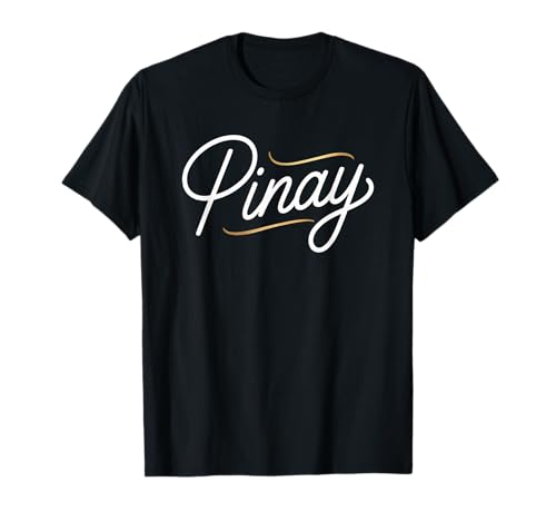Pinay Pride Script Filipina Heritage Identity Pun Damen Herren T-Shirt Pinay Pride Script Filipina Heritage Identity Pun Damen Herren T-Shirt von Filipina Roots Pinay Pride Tagalog Culture Gag Pun