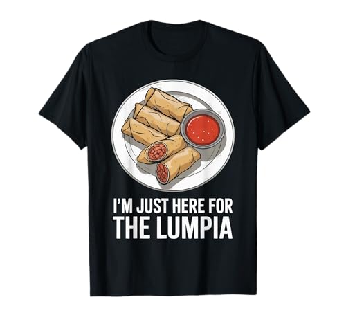 Lustige Lumpia-Kunst für Männer, Frauen, Kinder, philippinische Lumpia-Liebhaber T-Shirt Lustige Lumpia-Kunst für Männer, Frauen, Kinder, philippinische Lumpia-Liebhaber T-Shirt von Filipino Food Humor I'm Just Here for Lumpia