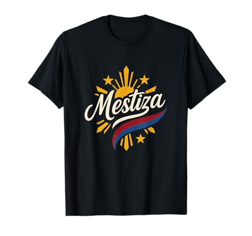 Mestiza – halb philippinische Flagge – Filipina Women T-Shirt von Filipino Pinoy Cultural Vibes