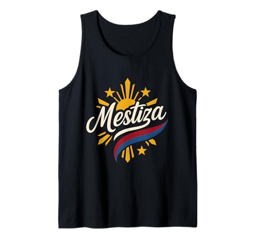 Mestiza – halb philippinische Flagge – Filipina Women Tank Top von Filipino Pinoy Cultural Vibes