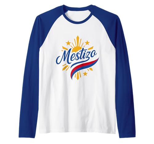 Mestizo – halb philippinische Flagge – Filipina Men Raglan von Filipino Pinoy Cultural Vibes