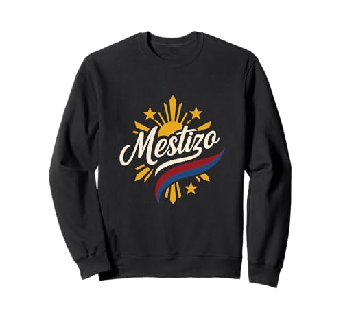 Mestizo – halb philippinische Flagge – Filipina Men Sweatshirt von Filipino Pinoy Cultural Vibes