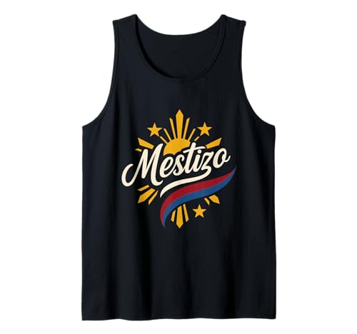 Mestizo – halb philippinische Flagge – Filipina Men Tank Top von Filipino Pinoy Cultural Vibes