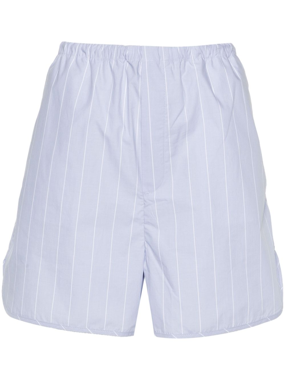 Filippa K Gestreifte Shorts aus Bio-Baumwolle - Blau von Filippa K