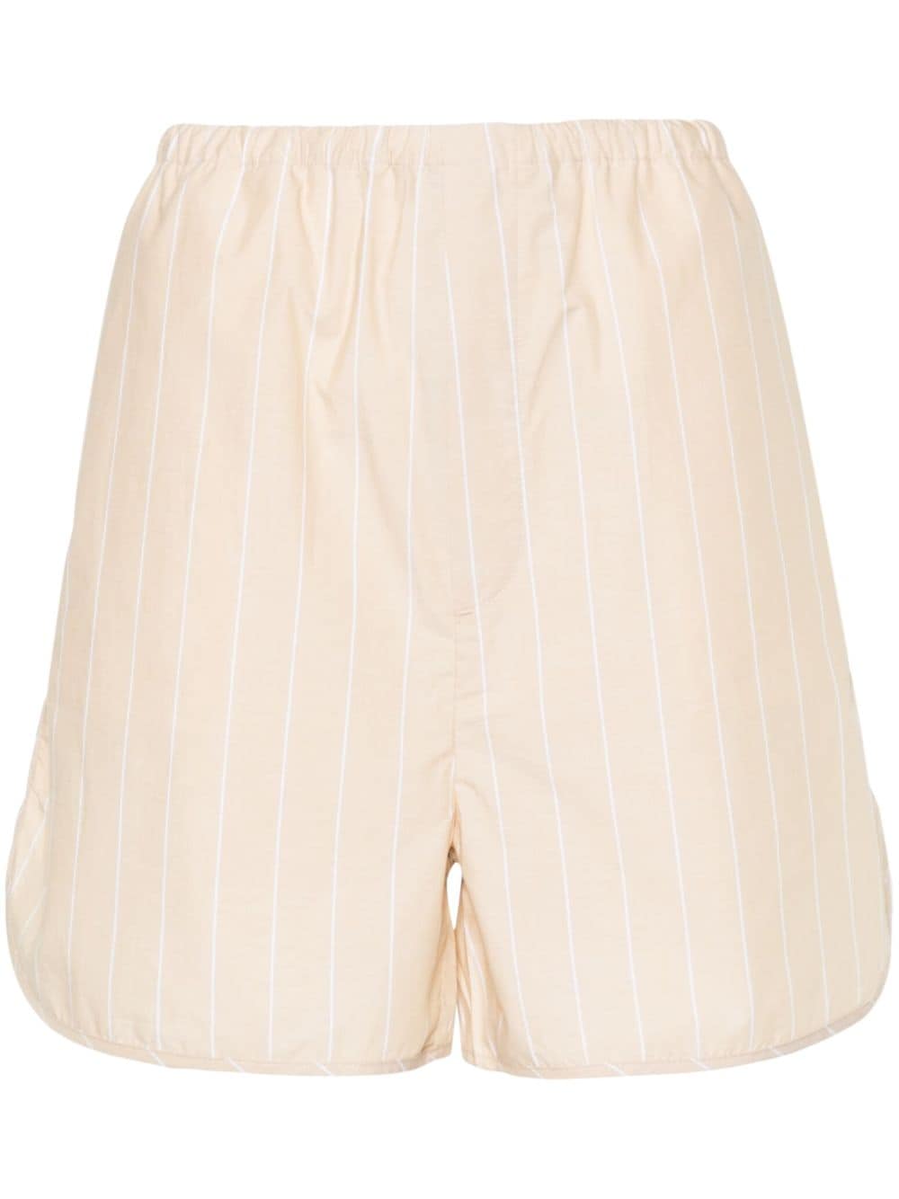 Filippa K Gestreifte Shorts aus Bio-Baumwolle - Gelb von Filippa K