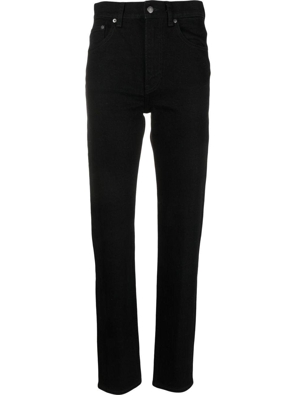 Filippa K Halbhohe Tapered-Jeans - Schwarz von Filippa K