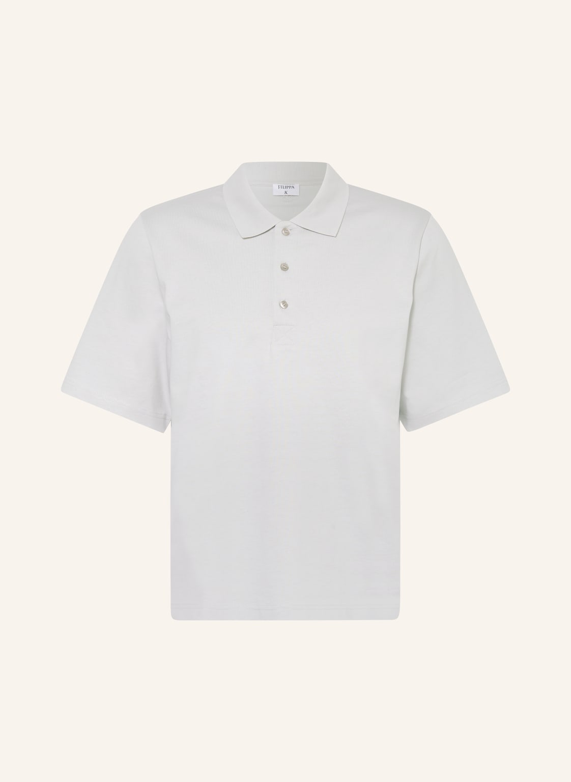 Filippa K Jersey-Poloshirt grau von Filippa K
