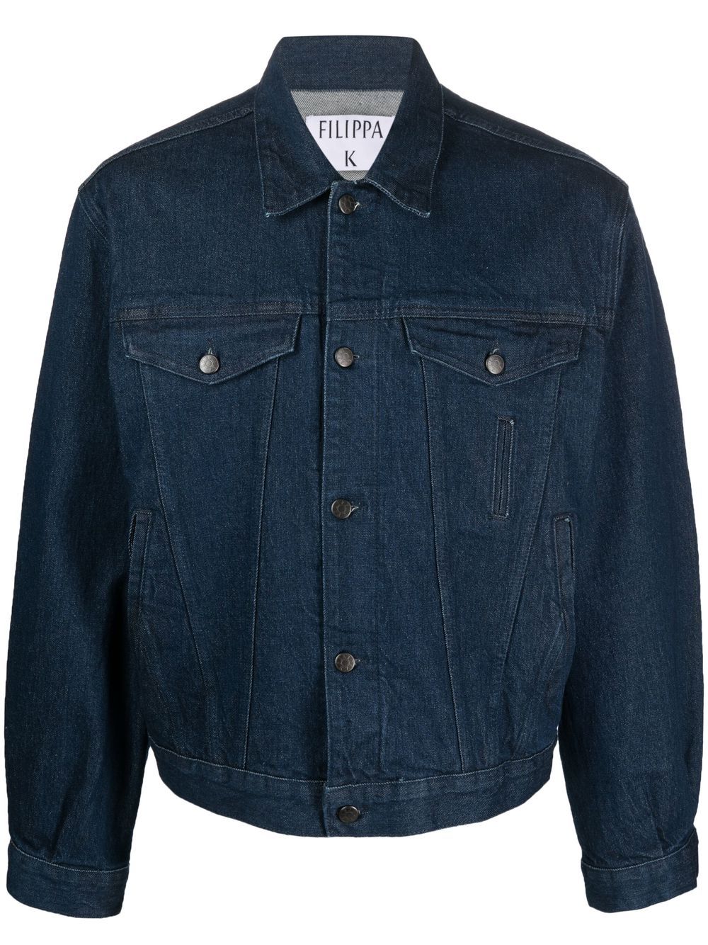 Filippa K Langärmelige Jeansjacke - Blau von Filippa K