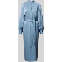 Filippa K Midikleid mit Raffungen in Hellblau, Größe 40 von Filippa K