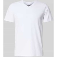 Filippa K Regular Fit T-Shirt mit V-Ausschnitt in Weiss, Größe XL von Filippa K