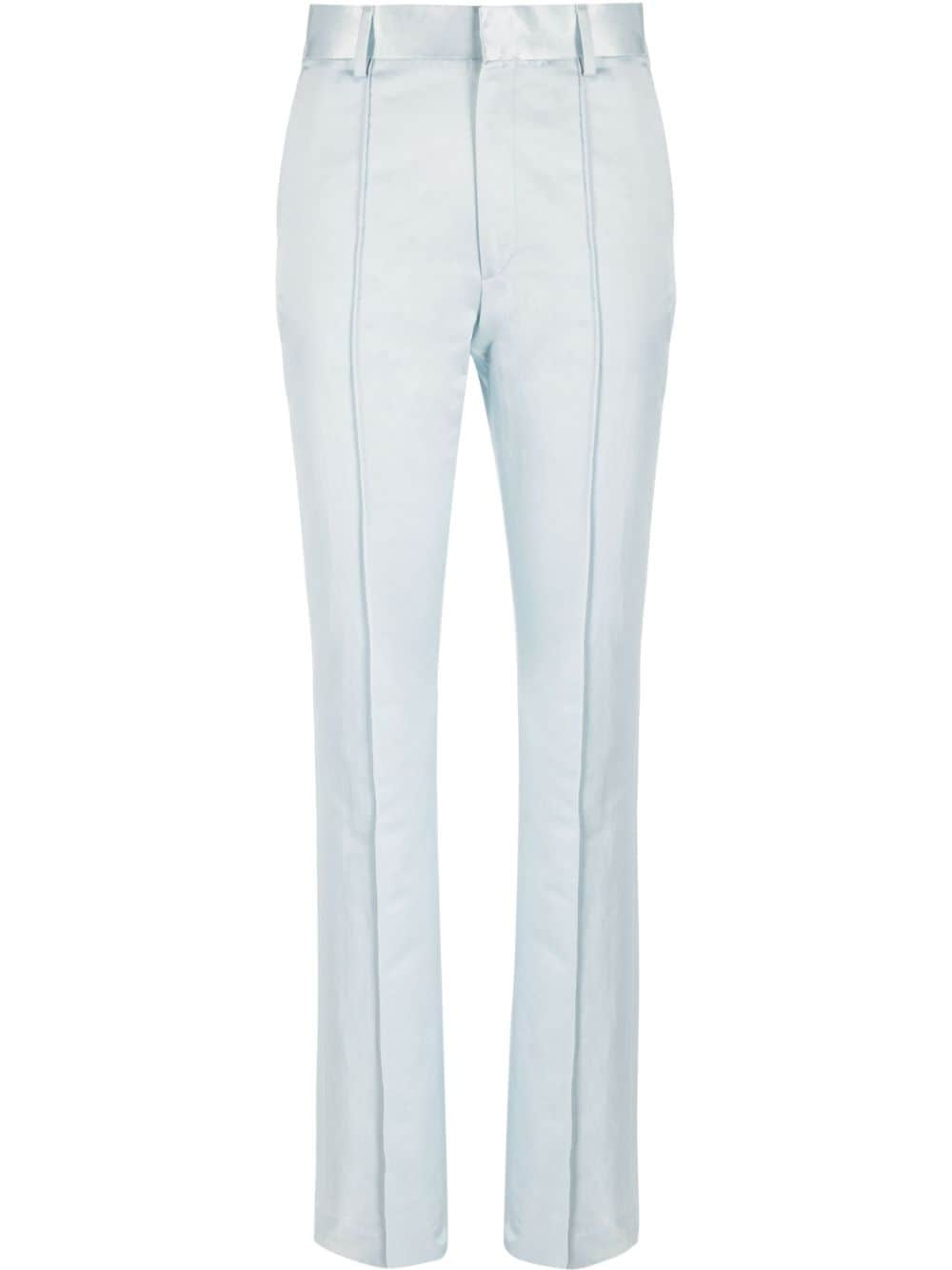 Filippa K Schmale Hose mit hohem Bund - Blau von Filippa K