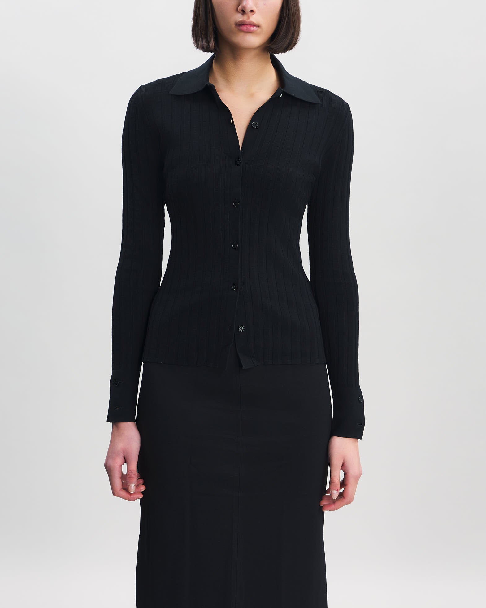 Filippa K Shirt Knitted Black Filippa K Shirt Knitted Black von Filippa K
