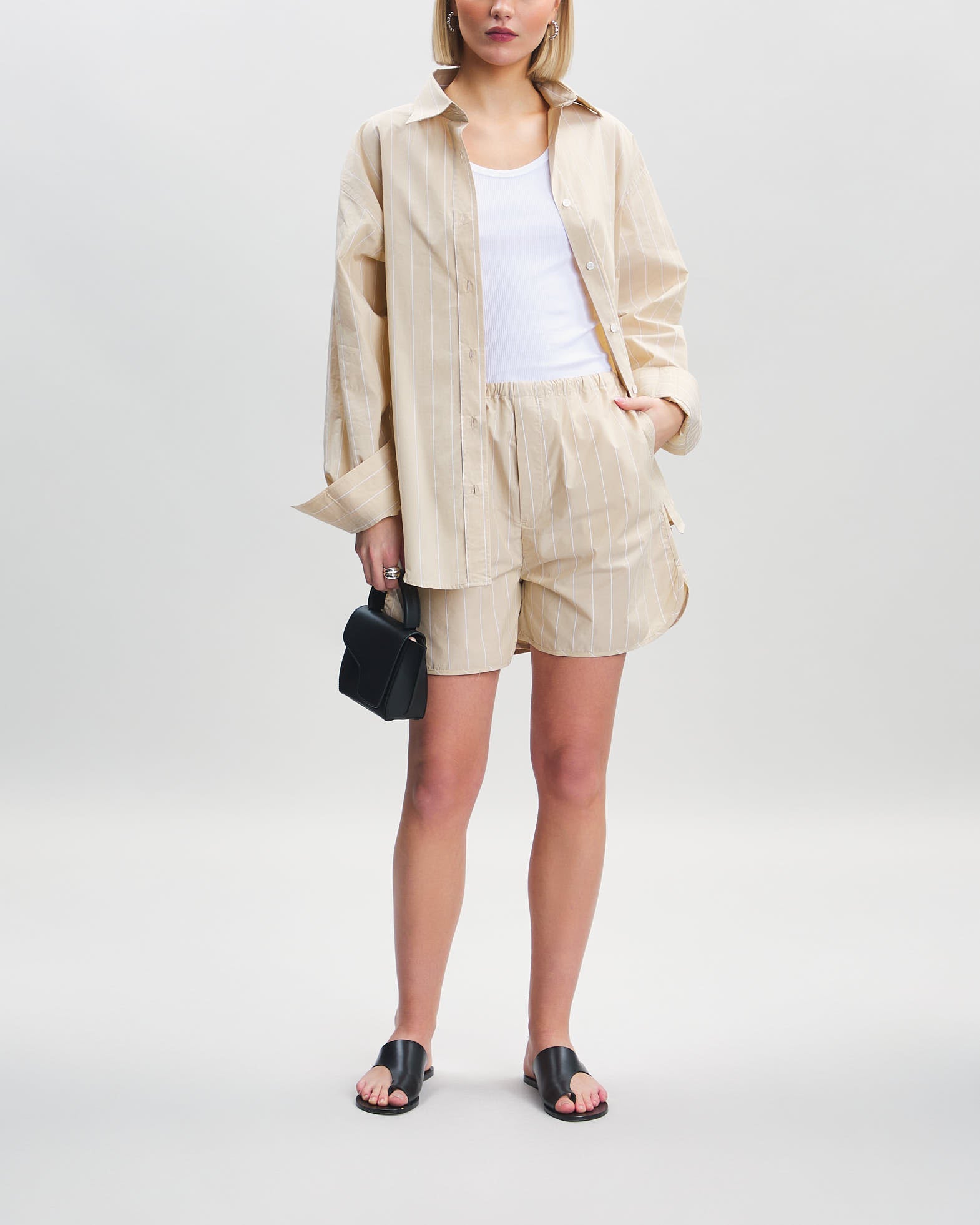 Filippa K Shorts Striped Drawstring Yellow Filippa K Shorts Striped Drawstring Yellow von Filippa K