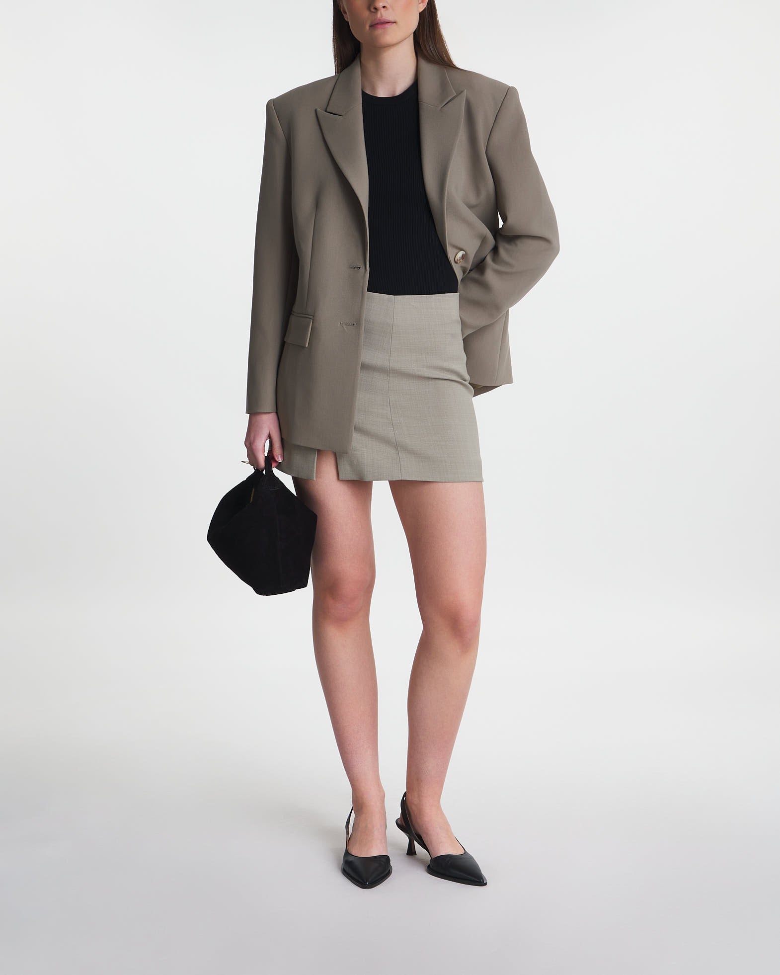 Filippa K Skirt Tailored Mini Sage von Filippa K