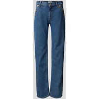 Filippa K Straight Fit Jeans mit Zierknöpfen in Jeansblau, Größe 30 von Filippa K
