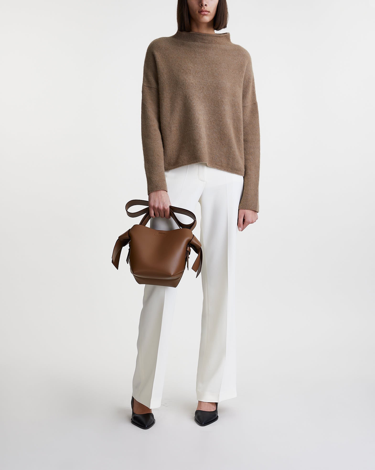 Filippa K Sweater Mika Yak Funnelneck Taupe Filippa K Sweater Mika Yak Funnelneck Taupe von Filippa K