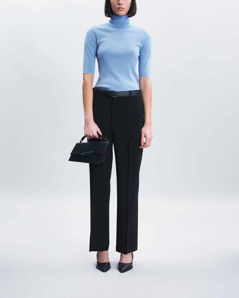 Filippa K Top Merino Elbow Sleeve Blå von Filippa K