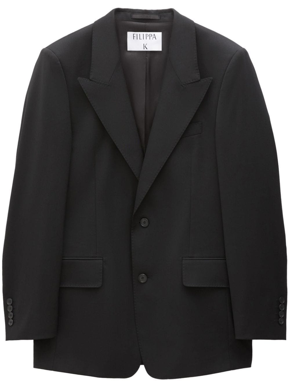 Filippa K Blazer mit steigendem Revers - Schwarz von Filippa K