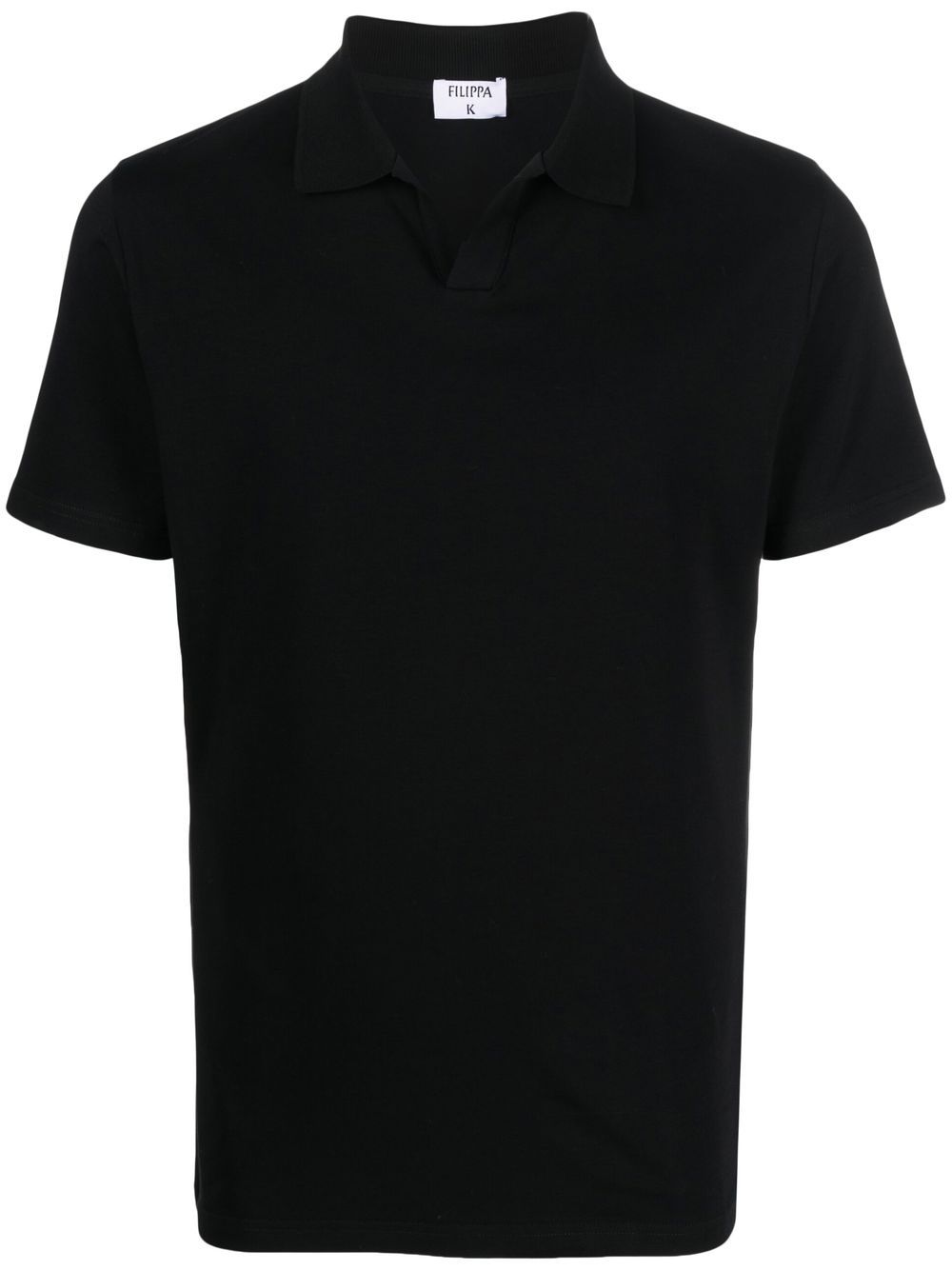 Filippa K Kurzärmeliges Poloshirt - Schwarz von Filippa K