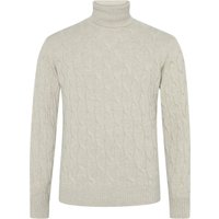 Filippo De Laurentiis Softer Rollkragenpullover aus maschinenwaschbarem Merinowolle-Kaschmir-Mix in 52 von Filippo De Laurentiis