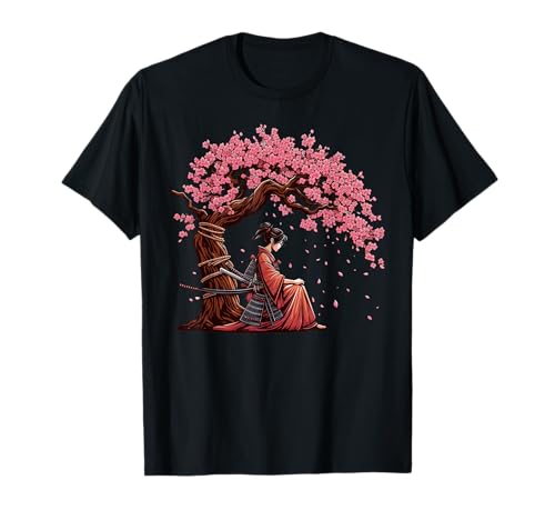 Mädchen Samurai-Katze Katana Kanji Japanische Kultur Krieger T-Shirt Mädchen Samurai-Katze Katana Kanji Japanische Kultur Krieger T-Shirt von Fille Chat Samouraï Japonais Ukiyo-e Anime Japon