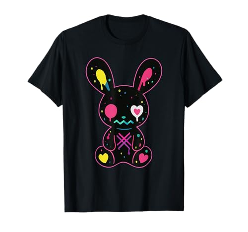 Hase Gothic Creepy Kawaii Japanisch für E-Girl Mode T-Shirt Hase Gothic Creepy Kawaii Japanisch für E-Girl Mode T-Shirt von Fille Gothique Creepy Kawaii Japon Mythologie