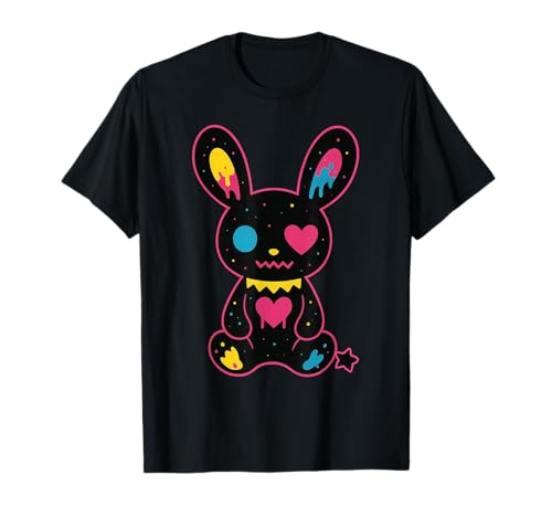Hase Gothic Creepy Kawaii Japanisch für E-Girl Mode T-Shirt Hase Gothic Creepy Kawaii Japanisch für E-Girl Mode T-Shirt von Fille Gothique Creepy Kawaii Japon Mythologie