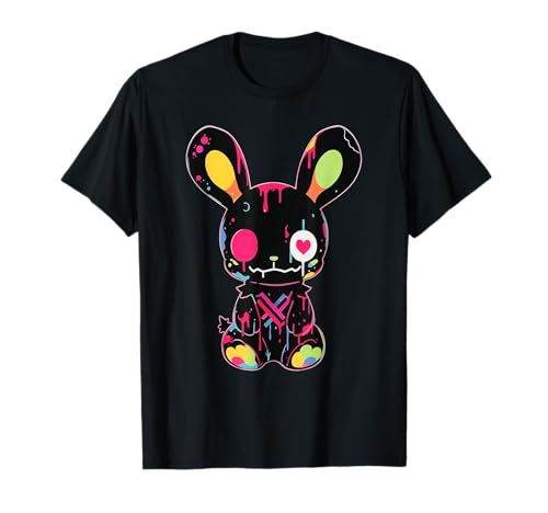 Hase Gothic Japanisches Anime Creepy Goth E-Girl Otaku T-Shirt Hase Gothic Japanisches Anime Creepy Goth E-Girl Otaku T-Shirt von Fille Gothique Creepy Kawaii Japon Mythologie