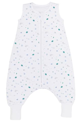 Fillikid Baby Schlafsack mit Füßen | Schlafsack Baby mit Beinen ganzjährig 2,5 TOG | Kinderschlafsack Winter Sommer | Kinder Ganzjahresschlafsack für Jungen und Mädchen von Fillikid