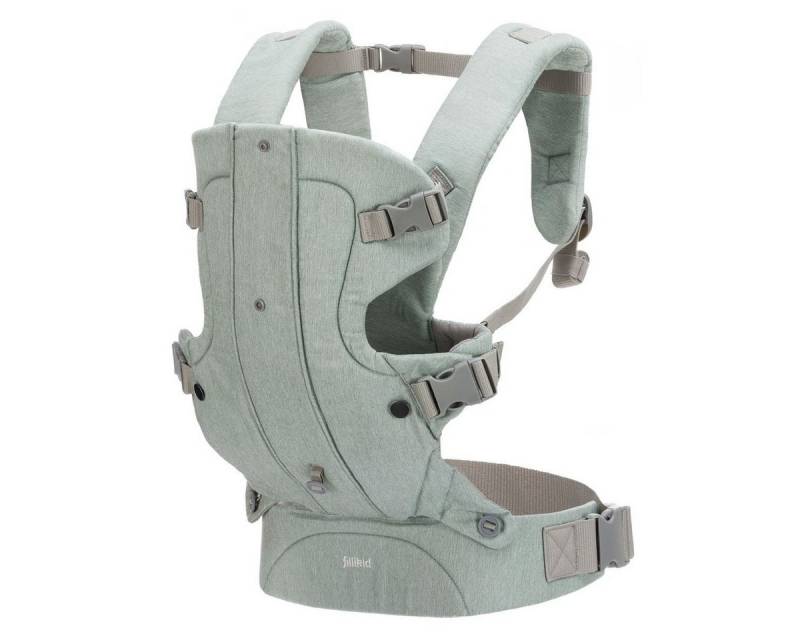 Fillikid Babytrage Pistazie, Kindertrage Rückentrage Bauchtrage für Babys & Kleinkinder (3,5-15 kg) von Fillikid