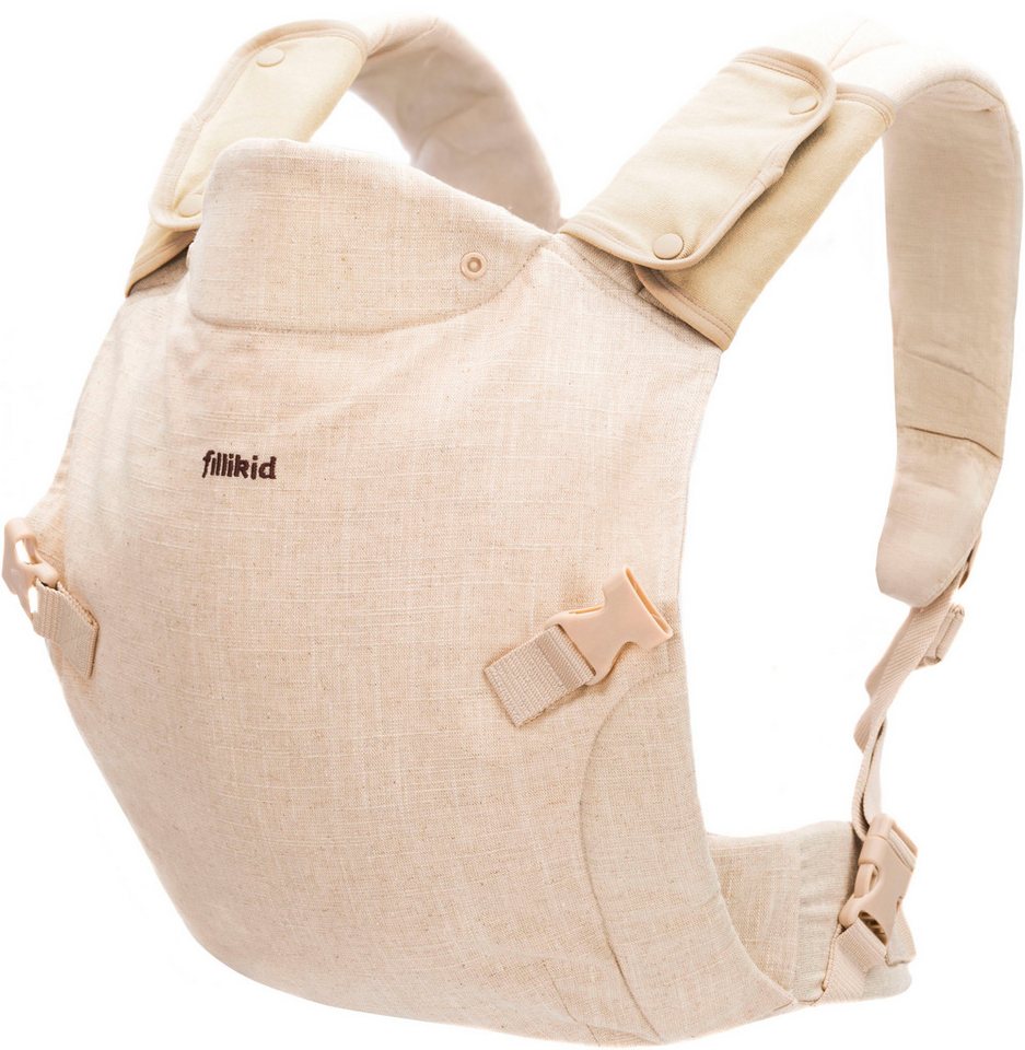 Fillikid Bauchtrage MC04, mit abnehmbaren Baumwoll-Spucktücher von Fillikid
