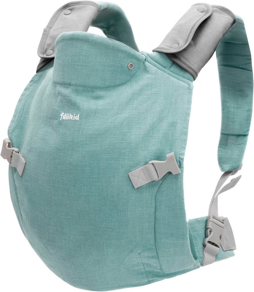 Fillikid Bauchtrage MC04, mit abnehmbaren Baumwoll-Spucktücher von Fillikid