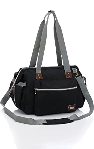 Fillikid Wickeltasche schwarz melange von Fillikid