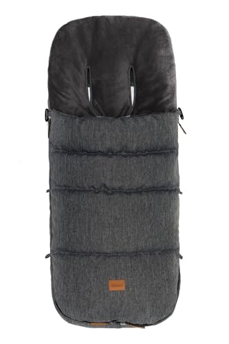 Fillikid Winterfußsack Kinley Exklusiv/Babyfußsack Winter waschbar/Warmer Fußsack für Buggy Kinderwagen Sportwagen/Kuscheliger Universal Kinderfußsack Winter/Kuschelsack Einschlagdecke von Fillikid