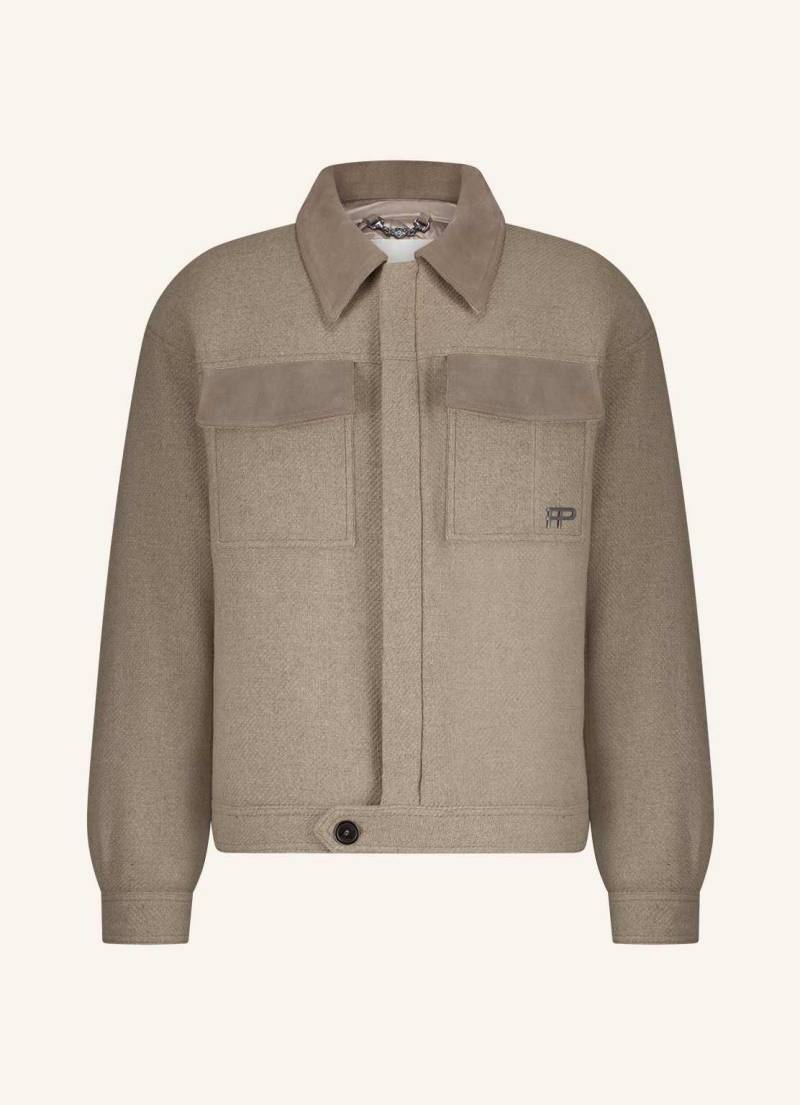 Filling Pieces Box Jacket Varsity beige von Filling Pieces