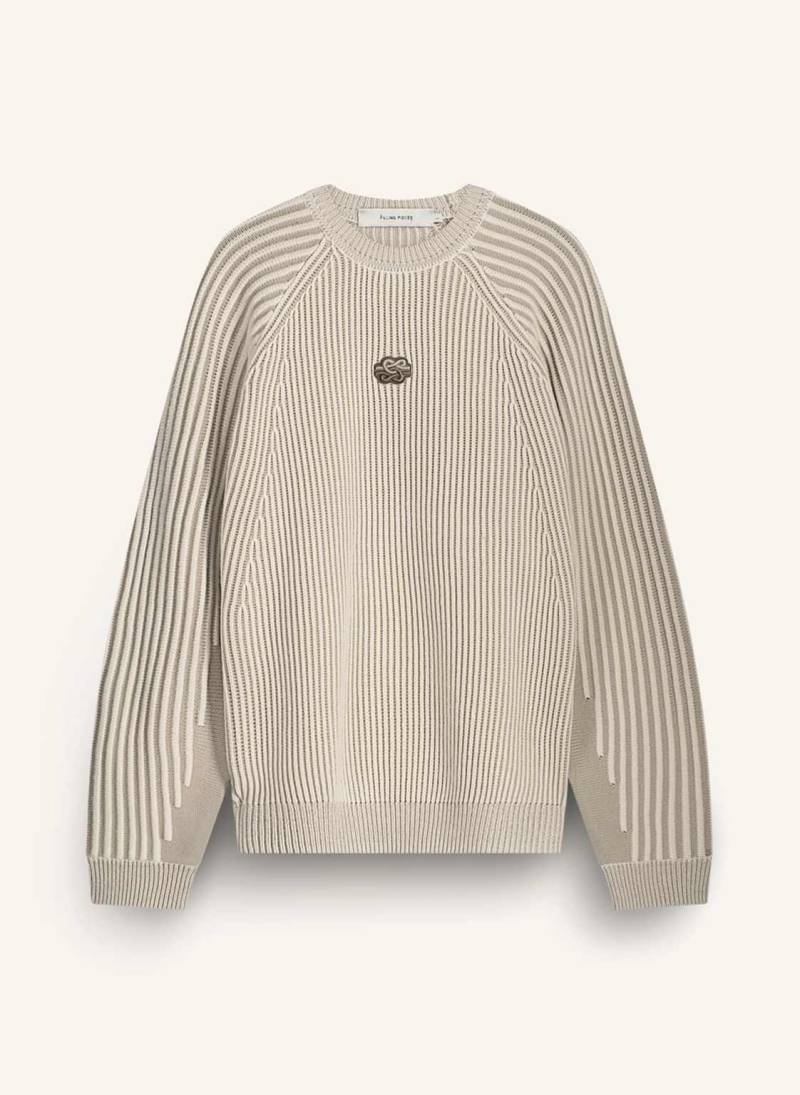 Filling Pieces Knit Sweater Raglan weiss von Filling Pieces