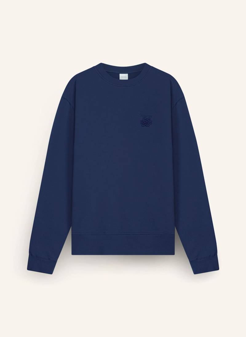 Filling Pieces Sweatshirt Embroidered Knot blau von Filling Pieces