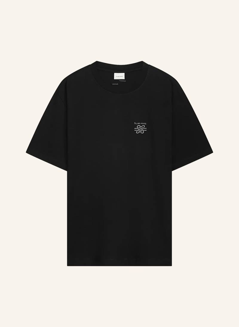 Filling Pieces T-Shirt Embroidered Knot schwarz von Filling Pieces