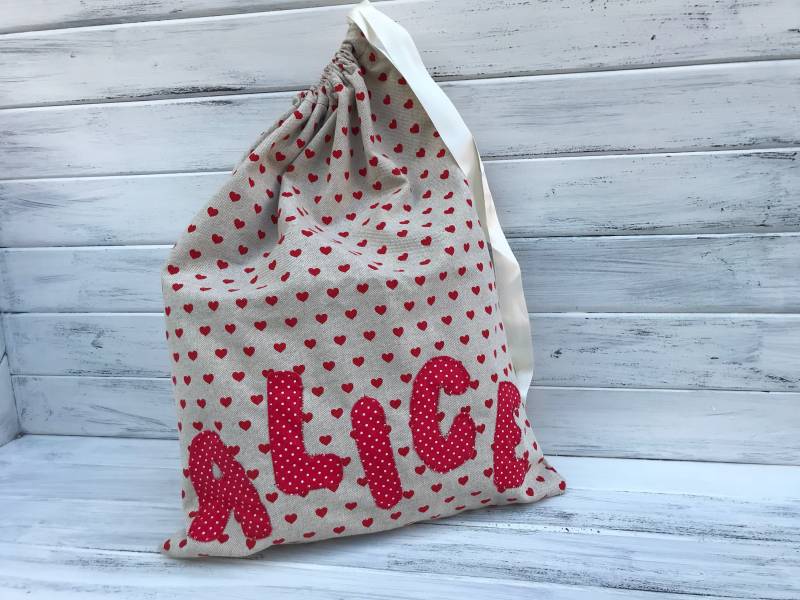 Kindergartentasche Mit Aufgedrucktem Namen, Spieletasche von Filodimamma