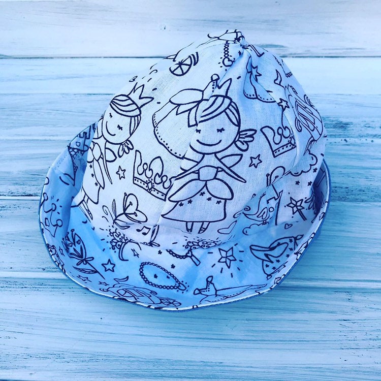 Reversible Double-Face Sommermütze Für Männchen Und Weibchen in Vielen Mustern von Filodimamma