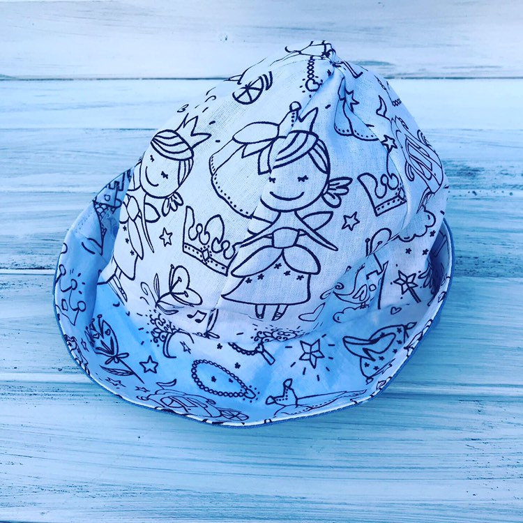 Reversible Double-Face Sommermütze Für Männchen Und Weibchen in Vielen Mustern von Filodimamma