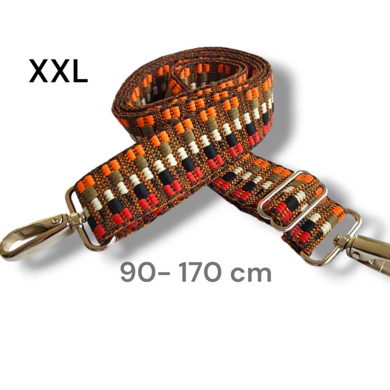 Taschengurt Grün Braun Orange Lang, Xxl, Tragegurt Für Taschen, Wechselgurt, Schultergurt Maritim Taschengurt Grün Braun Orange Lang, Xxl, Tragegurt Für Taschen, Wechselgurt, Schultergurt Maritim von FilosundIch